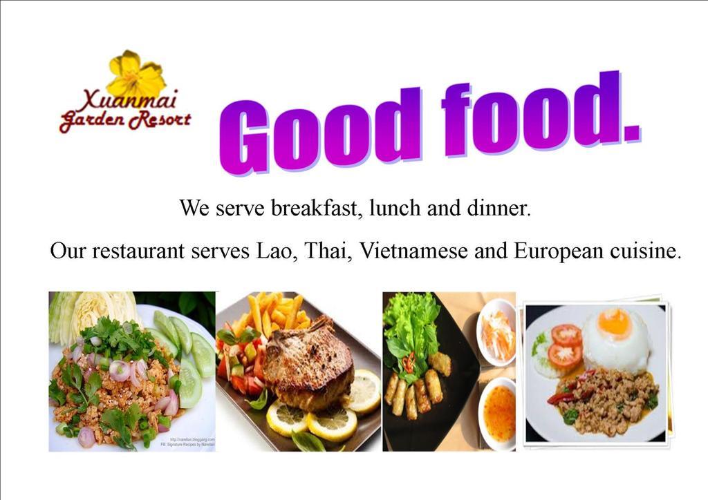 Xuanmai Garden Resort Pakse Bagian luar foto